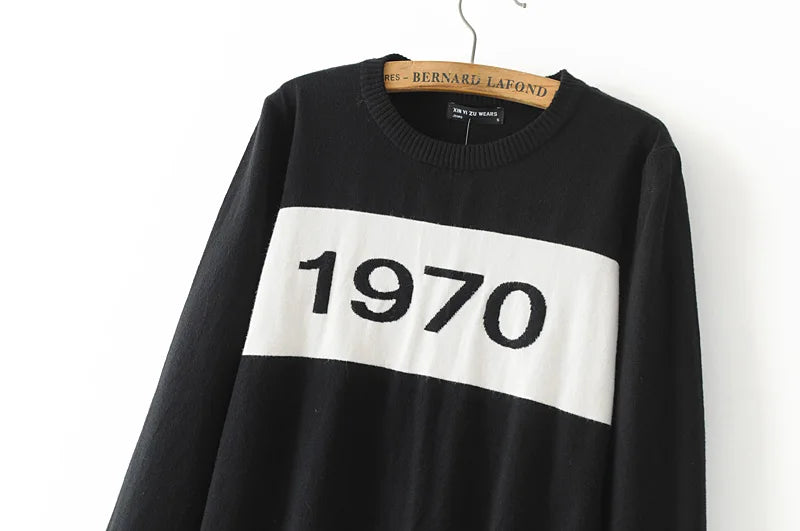 Stylish Women's Long Sleeve Pullover Sweater - Cozy Knit Winter Top for Casual Wear & Office Outfits