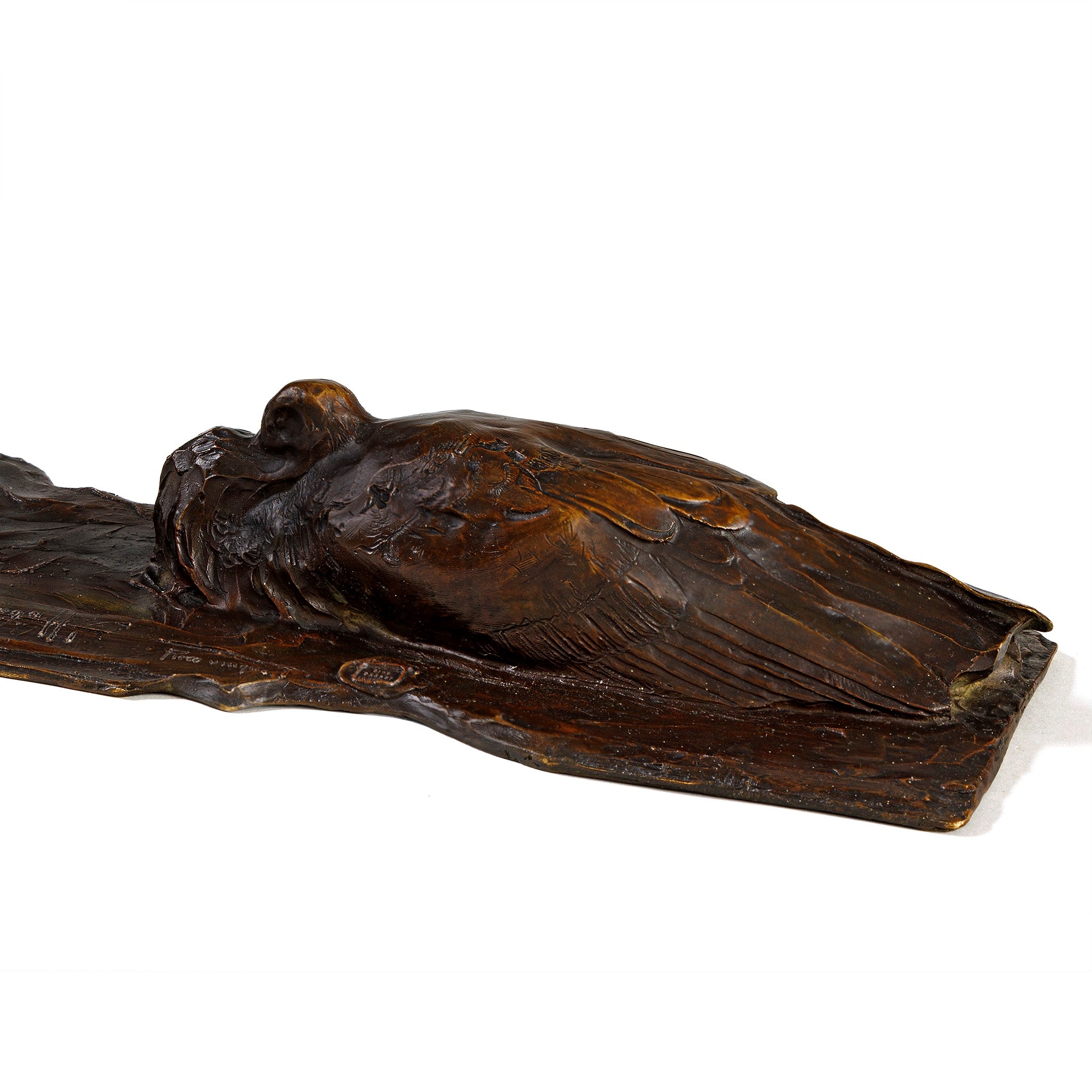 Rembrandt Bugatti 'Les Cigognes au Repos' Bronze Stork Sculpture - Elegant Home Decor & Office Art Collection