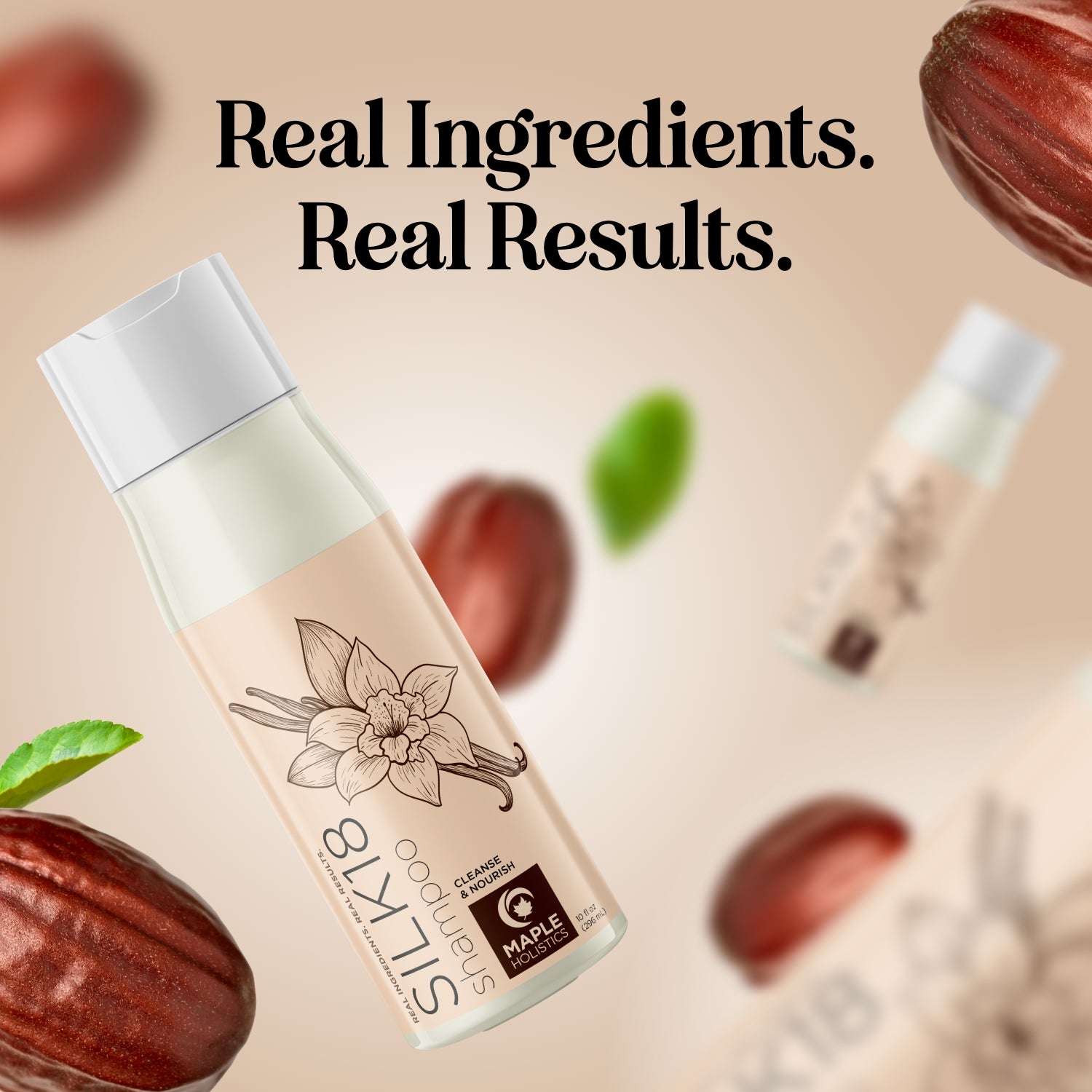 Silk18 Shampoo - Hydrating & Repairing for Damaged Hair - Sulfate Free & Paraben Free - Perfect for Dry, Frizzy & Color-Treated Hair - Salon Quality Hair Care at Home