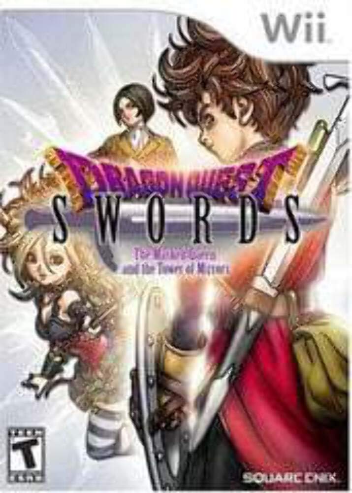 Dragon Quest Swords: The Masked Queen and Tower of Mirrors - Action RPG Game for Nintendo Wii - Perfect for Fantasy Adventure Gaming at Home