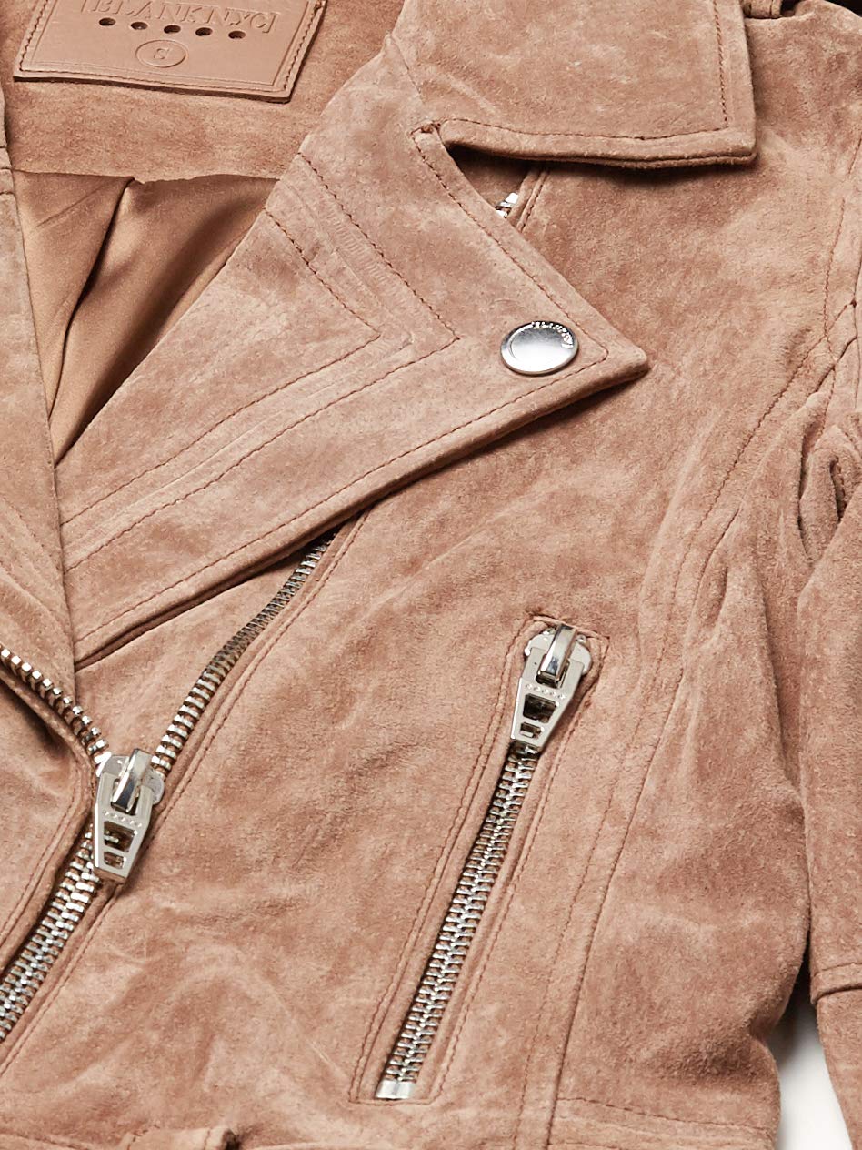 BLANKNYC Women's Suede Moto Jacket - Stylish Faux Leather Biker Jacket for Women | Perfect for Casual Outfits, Night Out & Fall Fashion