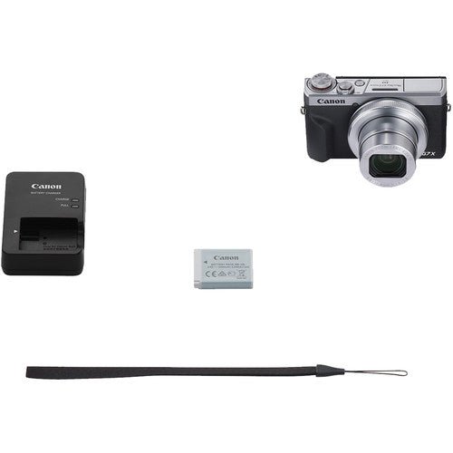 Canon PowerShot G7 X Mark III Digital Camera 20.1MP 4K Vlogging Camera with 4.2x Optical Zoom, Wi-Fi & Bluetooth - Silver - Perfect for Travel, YouTube & Content Creation