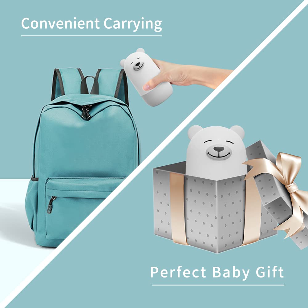 Baby Nail Clippers Set with Cute Polar Bear Case - Safe Infant Nail Care Kit for Newborns & Toddlers | Perfect Baby Shower Gift & Essential Grooming Tool for New Parents | Ideal for Home, Travel & Nursery Care