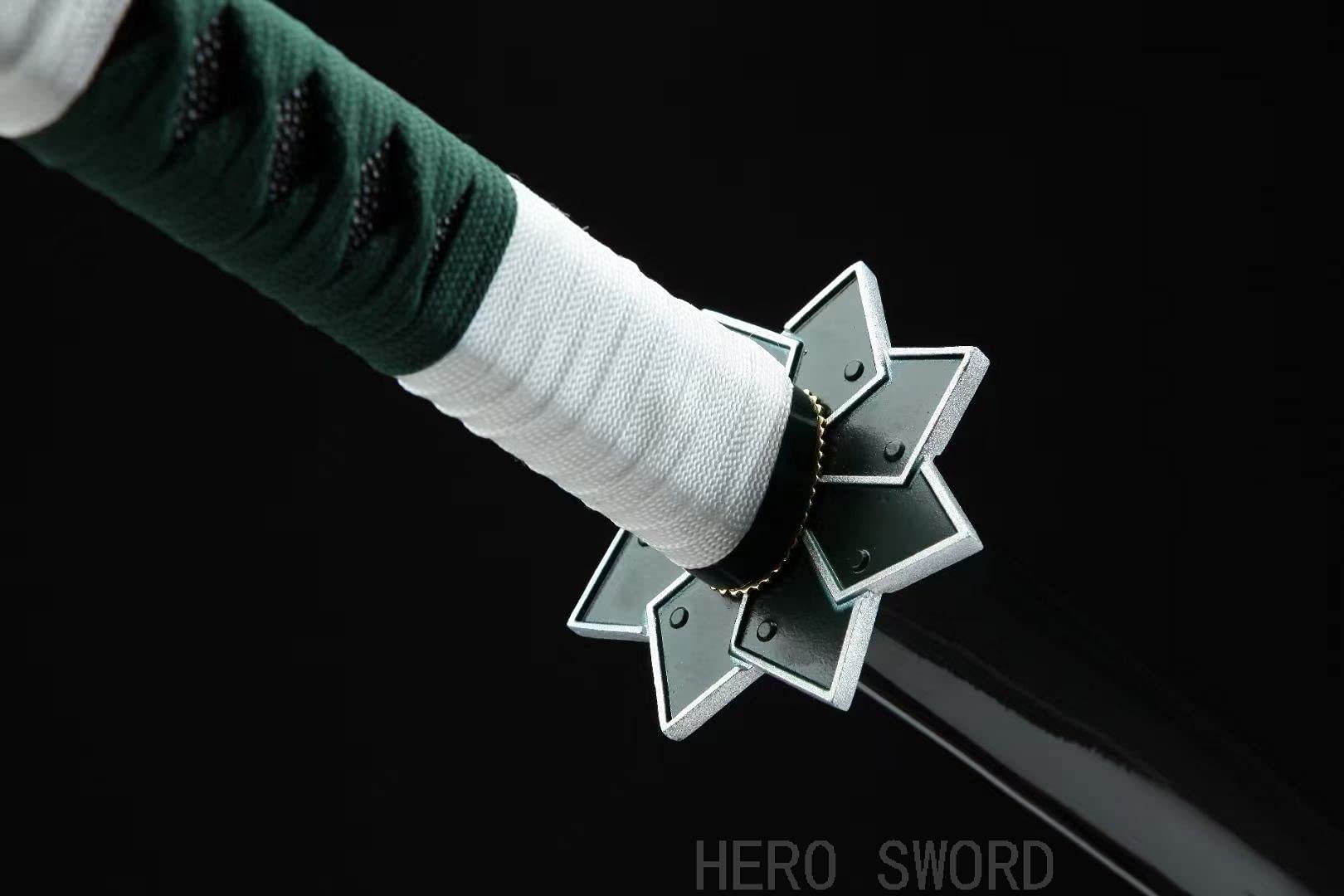 Authentic Japanese Anime Katana Sword - Hand Forged 1045 Carbon Steel Samurai Sword, Full Tang Handmade Demon Slayer Katana - Sharp Practical Blade for Cosplay, Martial Arts Training & Anime Collection