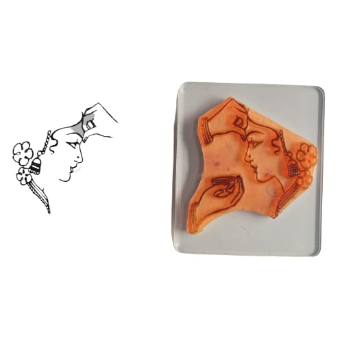 Mehndi Stamp Kit for Brides - Easy & Quick Henna Design Tool with Mang Tikka & Sindoor Accessories | Perfect for Wedding, Festivals & Special Occasions