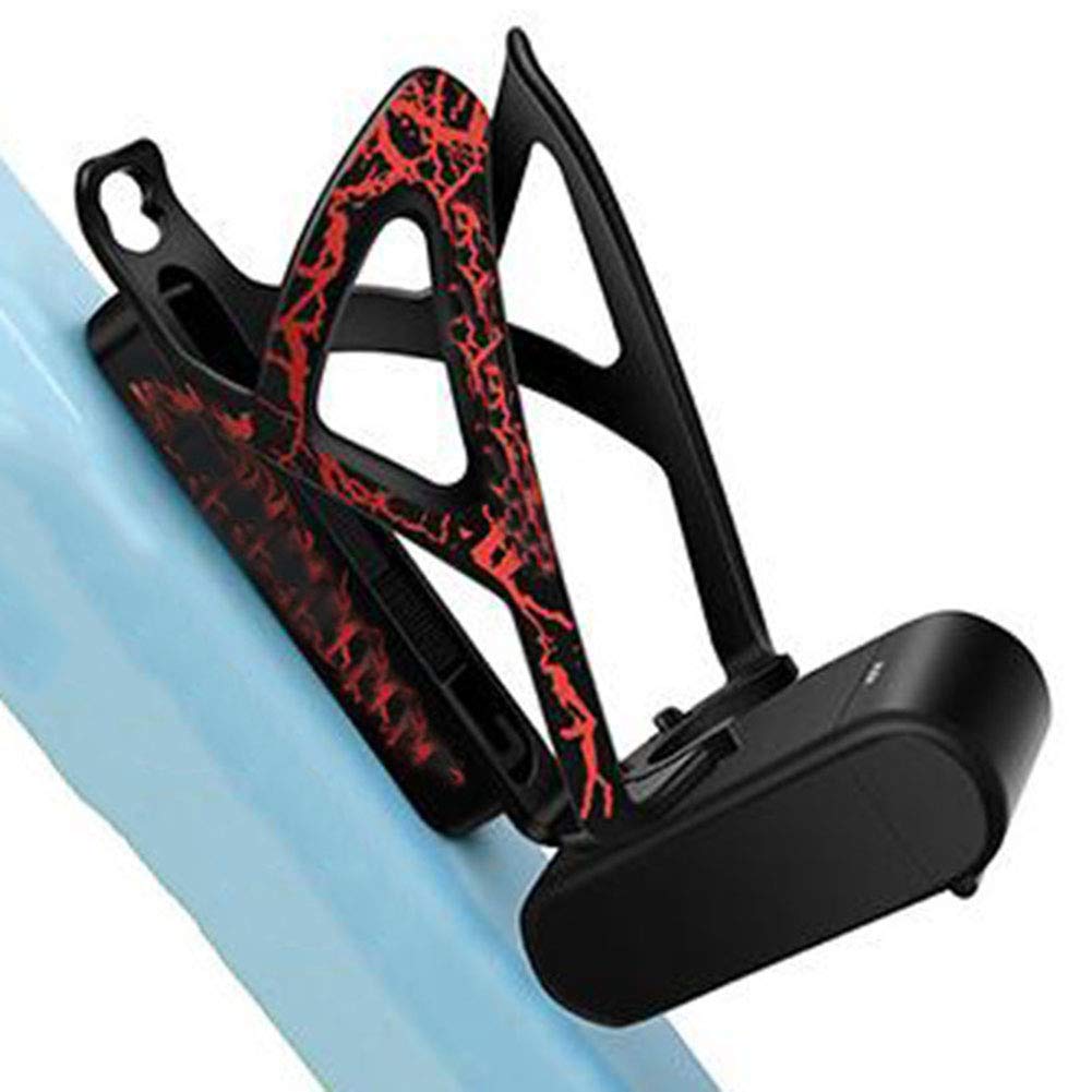 MTB Bike Water Bottle Cage Holder with Built-in Tire Spoon - Durable Bicycle Drink Rack Accessories for Mountain Biking, Road Cycling & Commuting