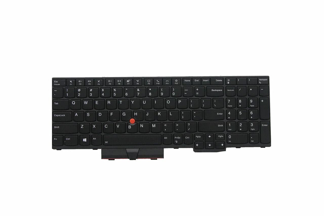 Original Lenovo Thinkpad L15 L15 Gen 2 Backlit Keyboard Replacement (5N20W68289) - Compatible with Office Work, Coding & Business Laptops