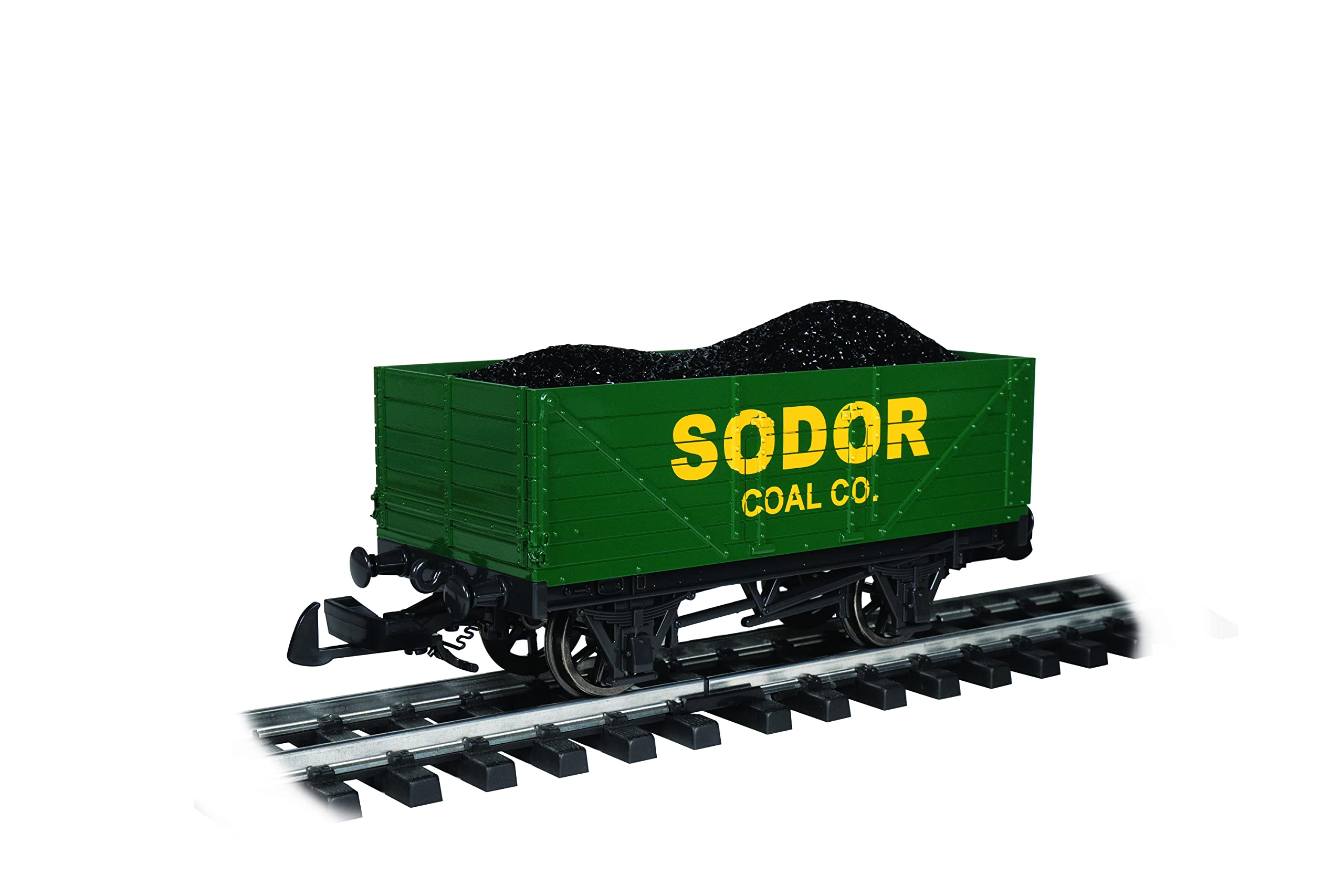 Bachmann Trains Thomas & Friends SODOR Coal CO. Wagon with Load - Large G Scale Model Train for Outdoor & Garden Railroads - Perfect for Collectors and Train Enthusiasts