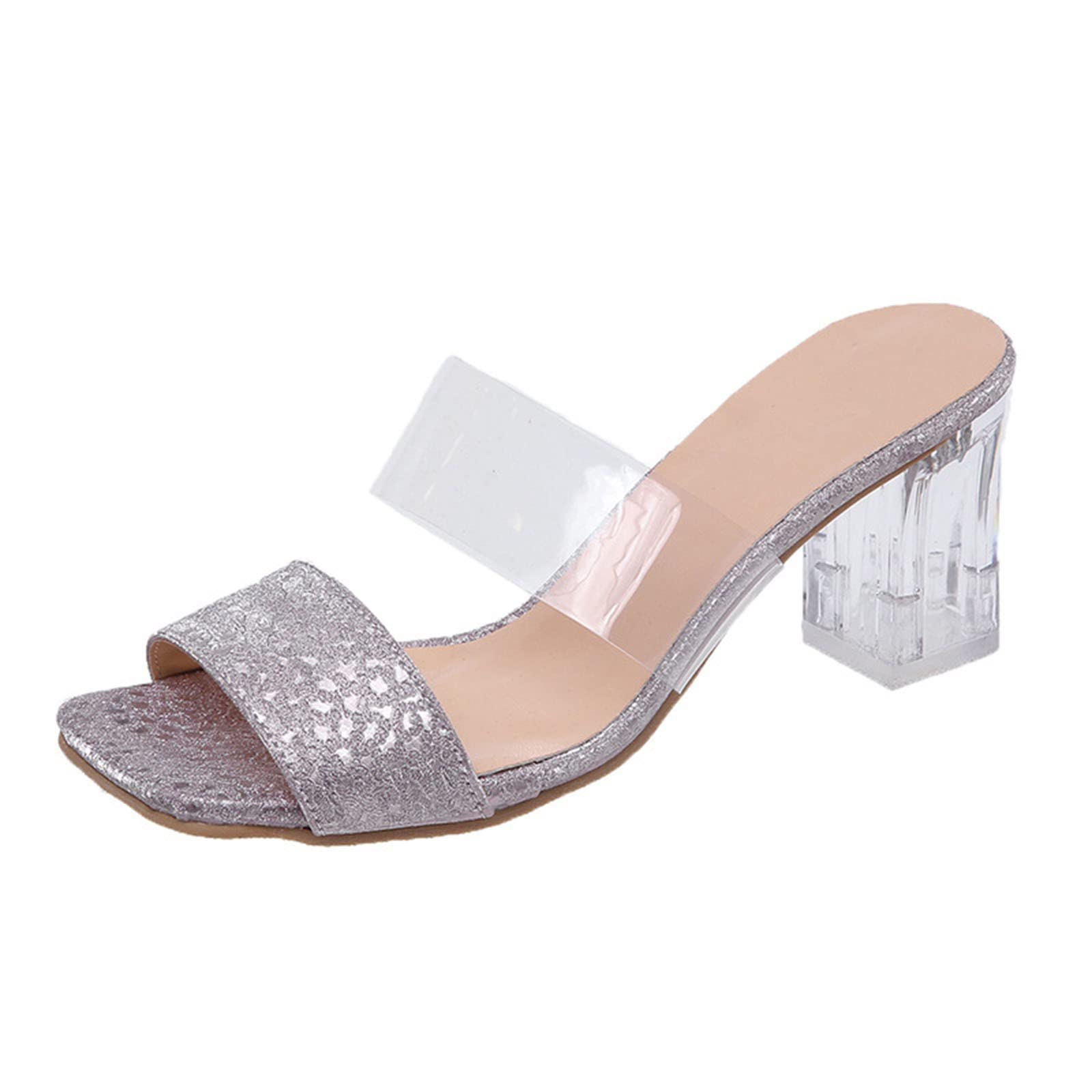 Women's Dressy Flat Sandals with Lace-Up Design - Comfortable Chunky Heel Casual Shoes in Black, White & Brown | Perfect for Summer Outings, Beach Vacations and Everyday Wear