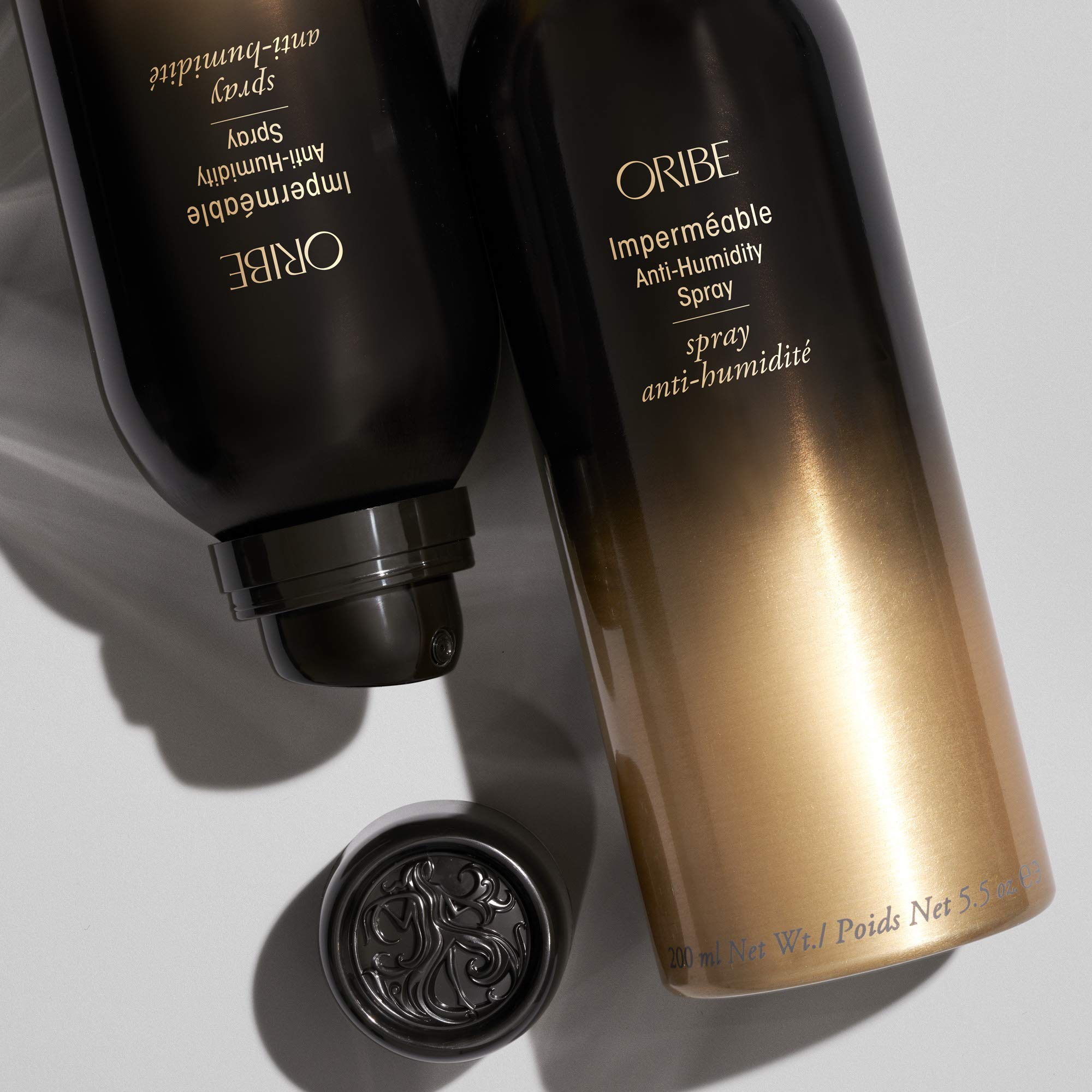 Oribe Impermeable Anti-Humidity Hair Spray 5.5 oz - Humidity Protection for Frizz Control & Shine - Perfect for Beach, Gym & Styling