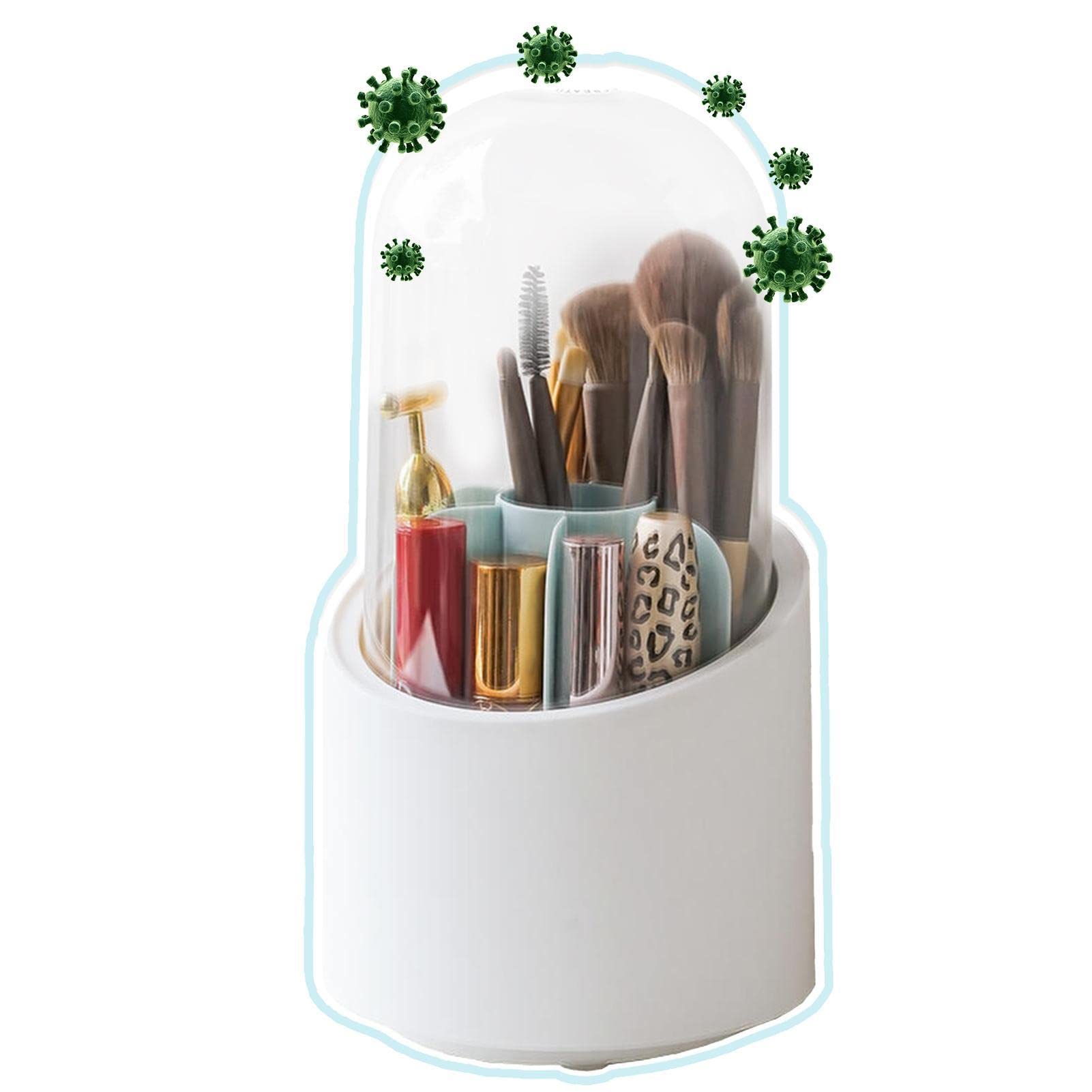 Eastuy 360° Non-Slip Makeup Brush Holder | Waterproof Cosmetic Brush Organizer for Bathroom Countertop & Vanity Desk Storage - Perfect for Makeup Artists & Beauty Enthusiasts