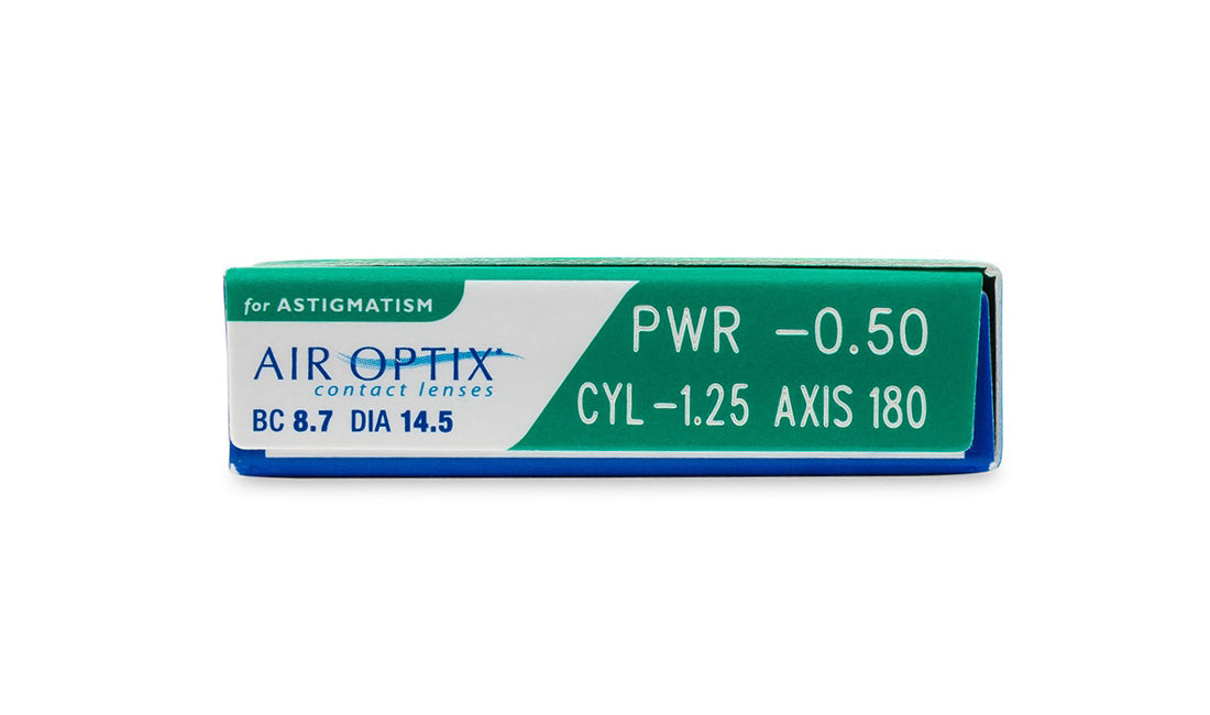 AIR Optix for Astigmatism Contact Lenses (6 Pack) - Monthly Disposable Toric Lenses for Clear Vision with Dry Eye Relief | Perfect for Active Lifestyles & Night Driving