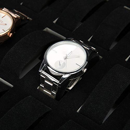 24-Slot Watch Storage Box - Premium Aluminum Alloy Watch Organizer & Display Case for Men & Women - Perfect for Watch Collection, Travel & Jewelry Storage