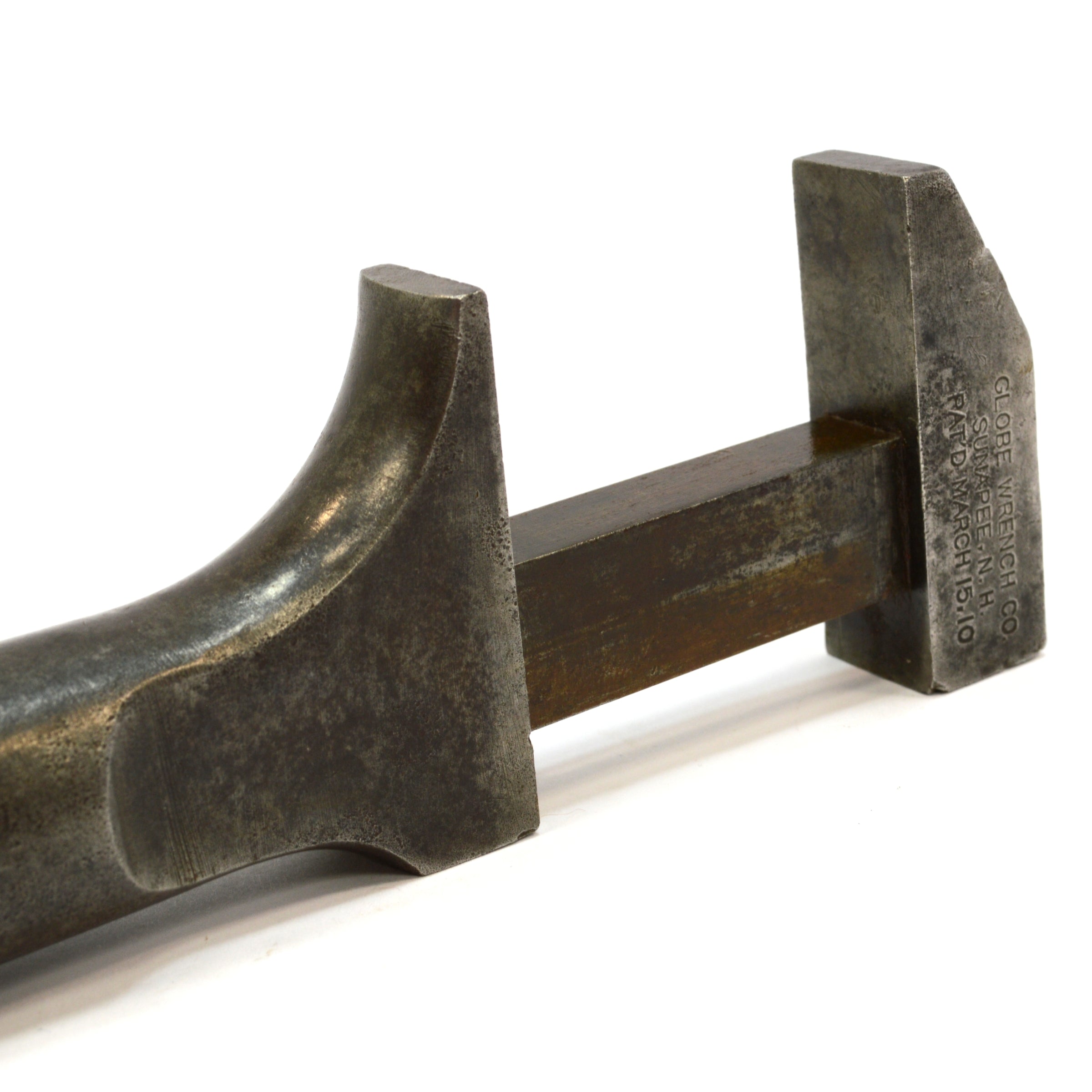 Vintage Globe Wrench Co. Adjustable Nut Wrench - Sunapee Twist Handle Design for Plumbing, Automotive & DIY Repairs | Antique Tool Collection