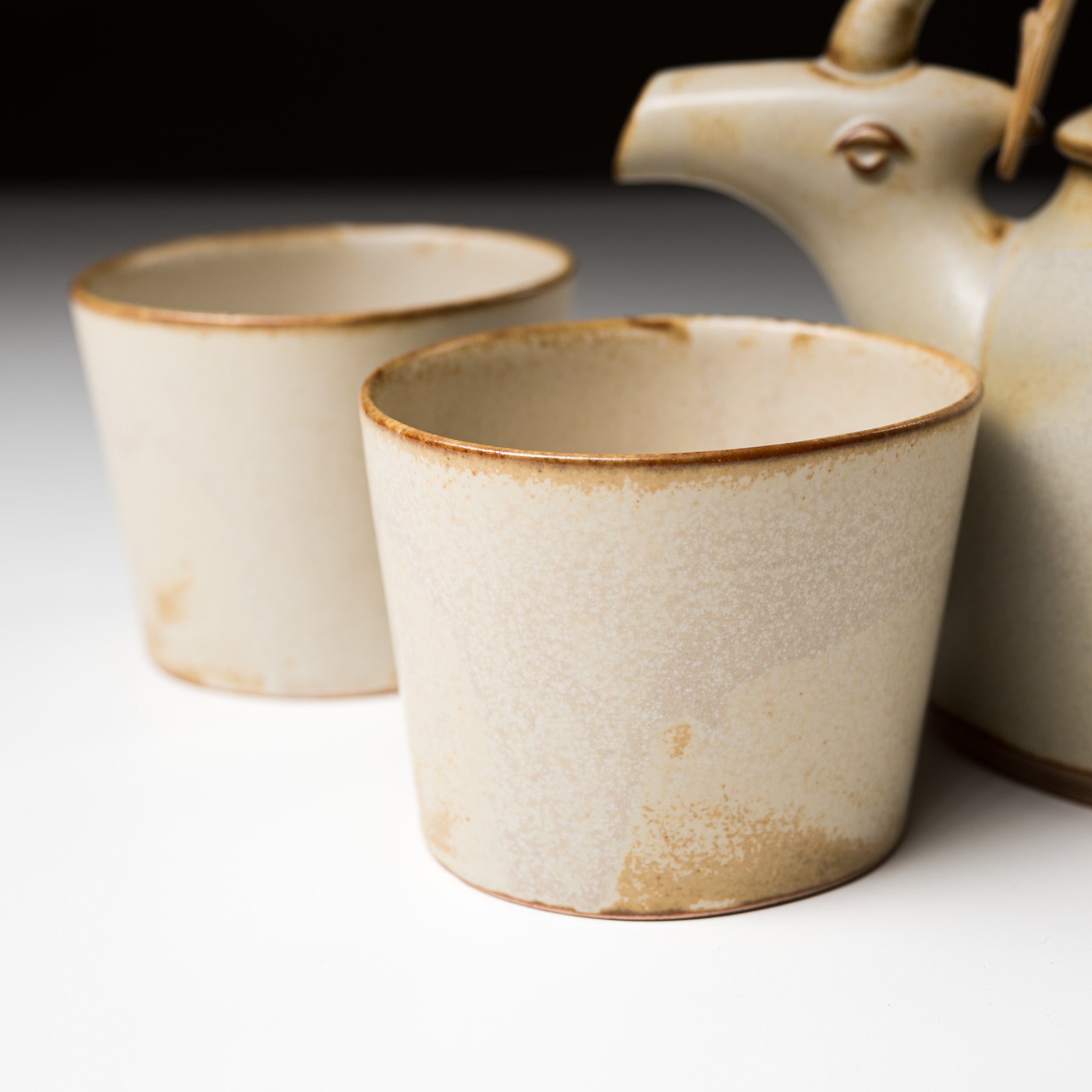 Premium Yagi Goat Teapot Set with 2 Cups - Japanese Style Ceramic Tea Pot for Home & Office Use - Perfect Gift for Tea Lovers & Unique Home Decor