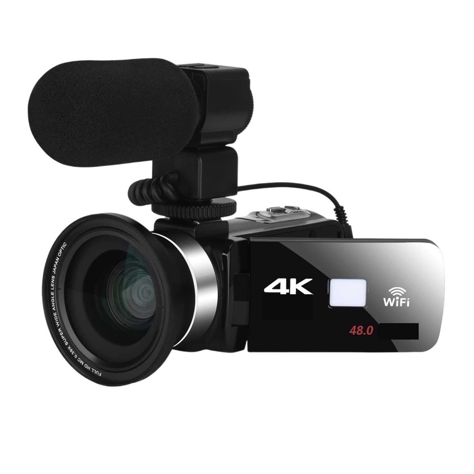 **AUBEST 4K Professional Video Camera Camcorder - 18X Zoom UHD Digital Camera for Vlogging, Live Streaming, Webcam & Video Recording (Includes 32GB SD Card) - Perfect for YouTube, TikTok, Travel & Events**