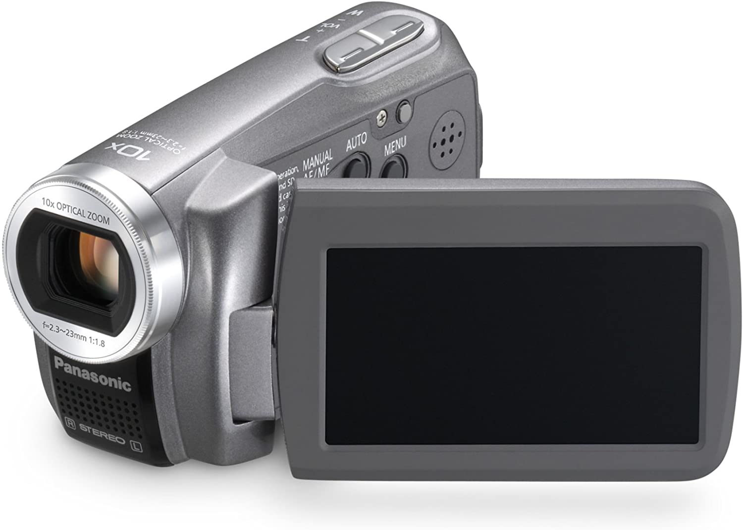 Panasonic SDR-S7 HD Flash Memory Camcorder with 10x Optical Zoom, 2.7