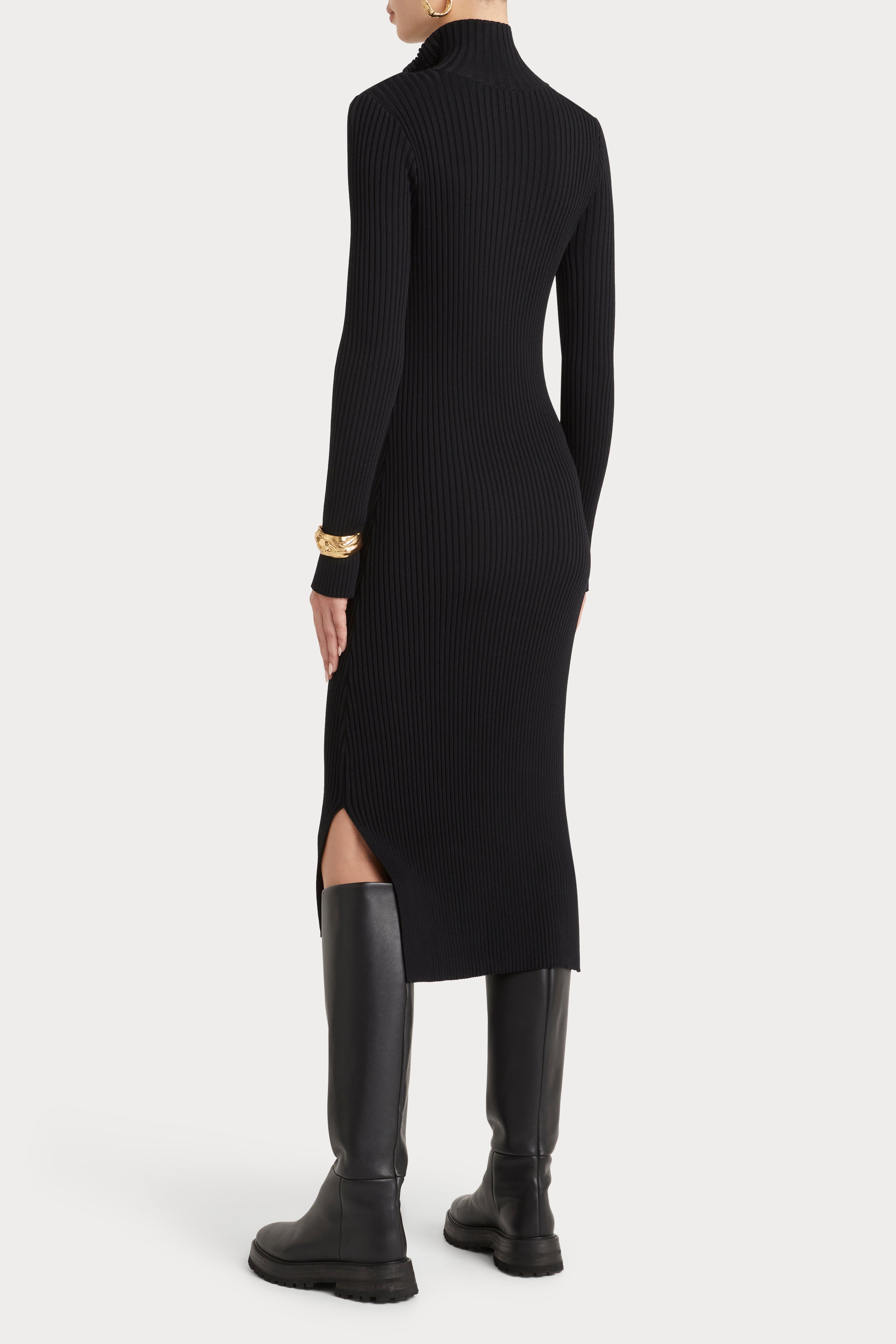 Husk Cora Black Dress for Women - Elegant and Comfortable Summer Dress for Casual Wear, Date Night, and Office Outfits