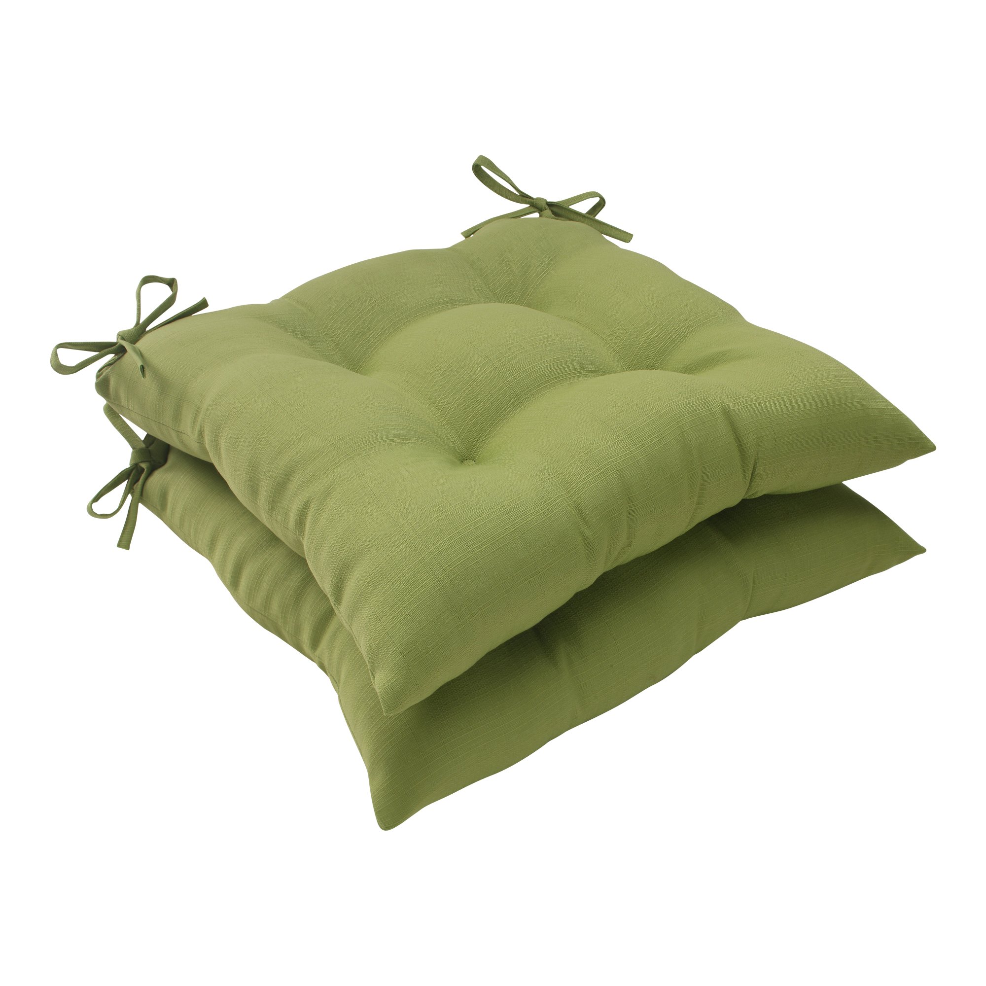 Premium Outdoor/Indoor Forsyth Kiwi Tufted Seat Cushions (2 Pack) - 19