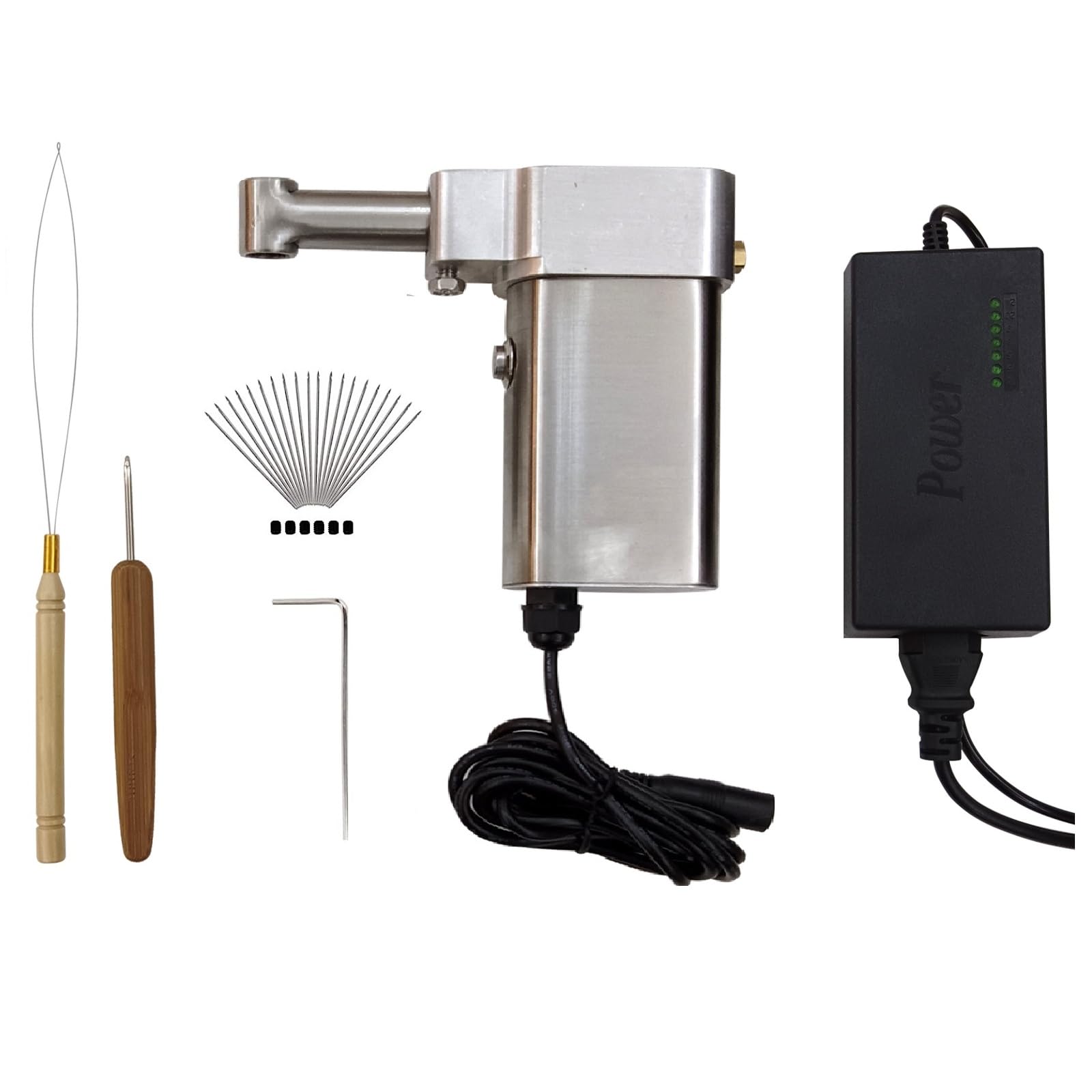 Electric Dreadlock Maker Machine for Instant Locs - 0.55in Tube Head for Professional Salon & Home Hair Styling - Perfect for Natural Hair, Braiding, and African American Hairstyles