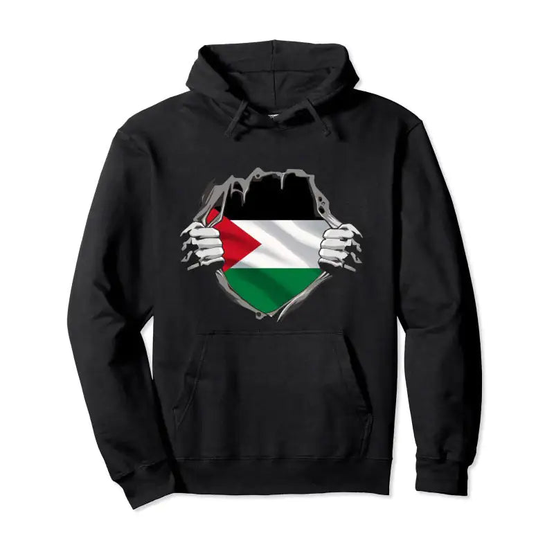 Palestine Design Hoodie - Comfortable Unisex Pullover for Men & Women | Perfect for Casual Wear, Street Fashion & Cultural Pride