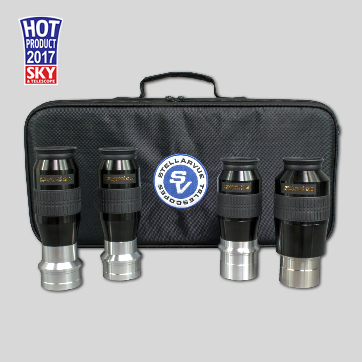 Optimus 110° Wide Angle Eyepiece Set with Case (1.25