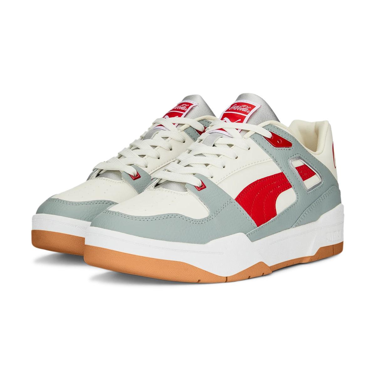 Coca Cola Slipstream 'Slate Racing Red' Sneakers - Stylish Retro Running Shoes for Men & Women - Perfect for Jogging, Gym Workouts & Casual Streetwear Fashion