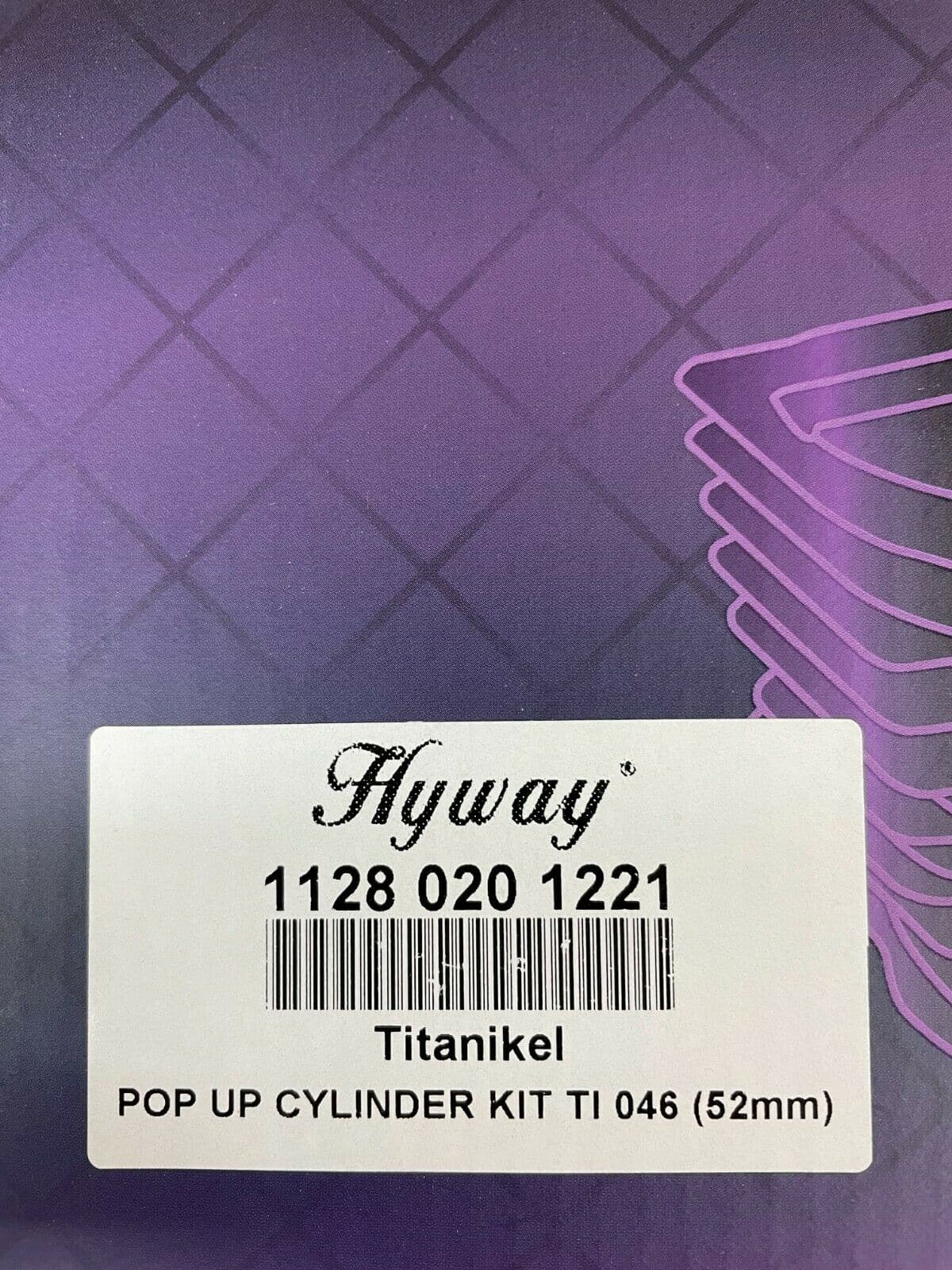 Hyway Titanikel Pop Up Cylinder Piston Kit 046 (52mm) for Wagners - High Performance Engine Upgrade for Motorcycles & ATVs