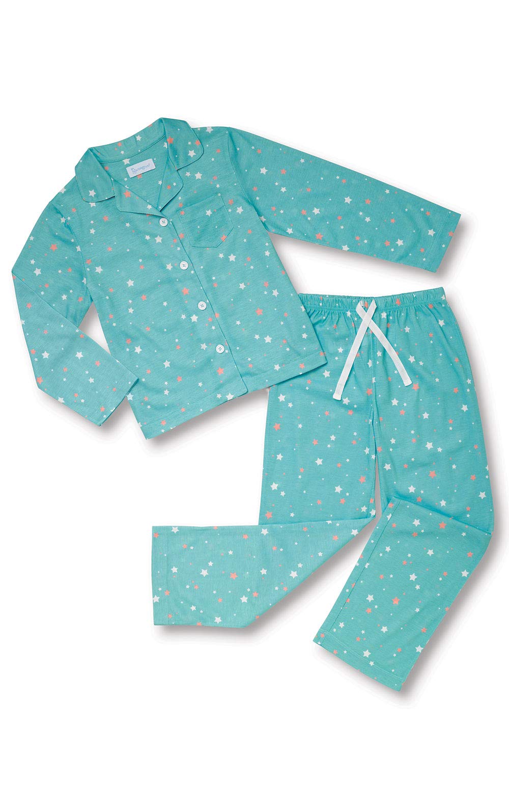 PajamaGram Kids Button Down Pajamas - Soft & Comfortable Cotton Sleepwear for Boys & Girls - Perfect for Bedtime, Lounging & Family Movie Nights
