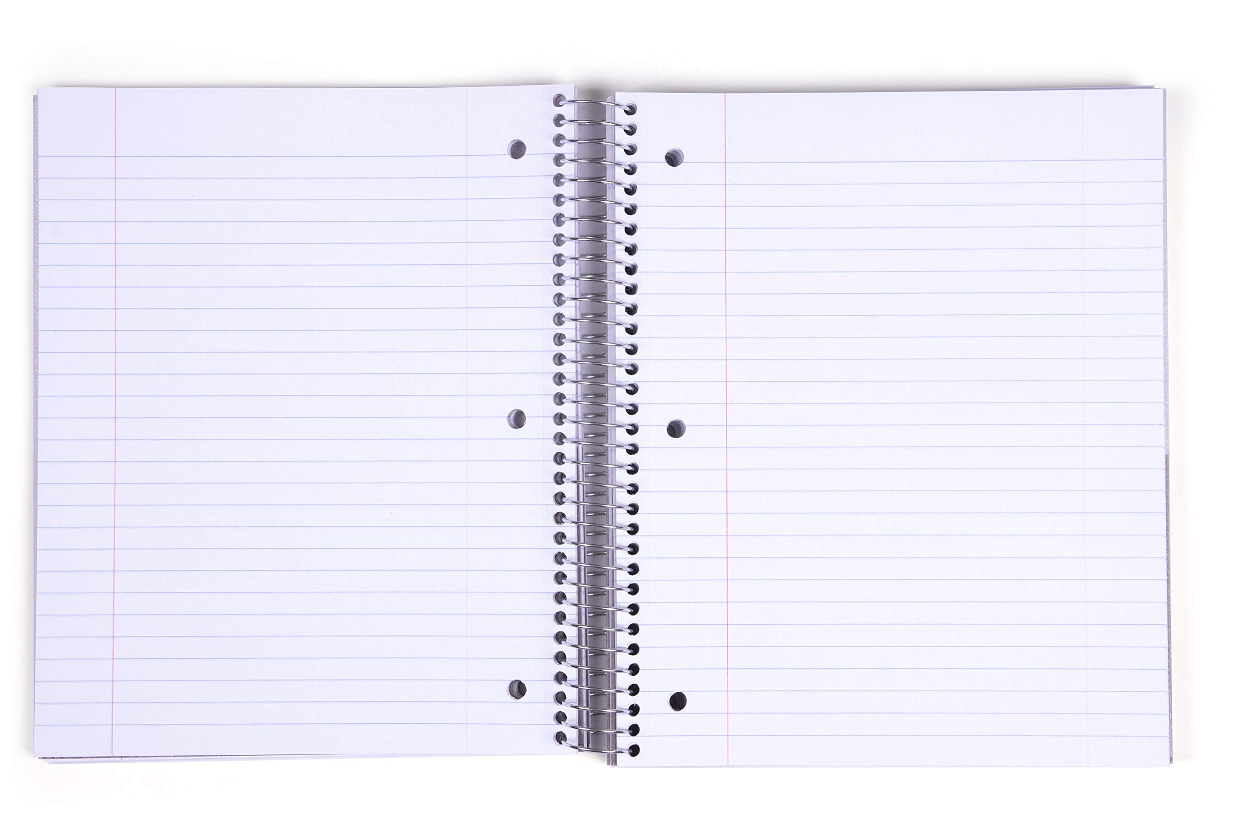 Mintra 5 Subject Spiral Notebook - Wide Ruled 200 Sheets with Poly Pockets, Durable Moisture Resistant Cover for School, Office & Business | Professional Note Taking for Students, Work & Meetings