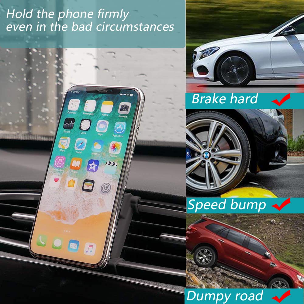 2020-2024 Toyota Highlander Car Phone Mount - Magnetic Air Vent Phone Holder Stand (Excludes Grand Highlander/Platinum) | Custom Fit for 4-7 Inch Phones | Perfect for GPS Navigation & Hands-Free Driving
