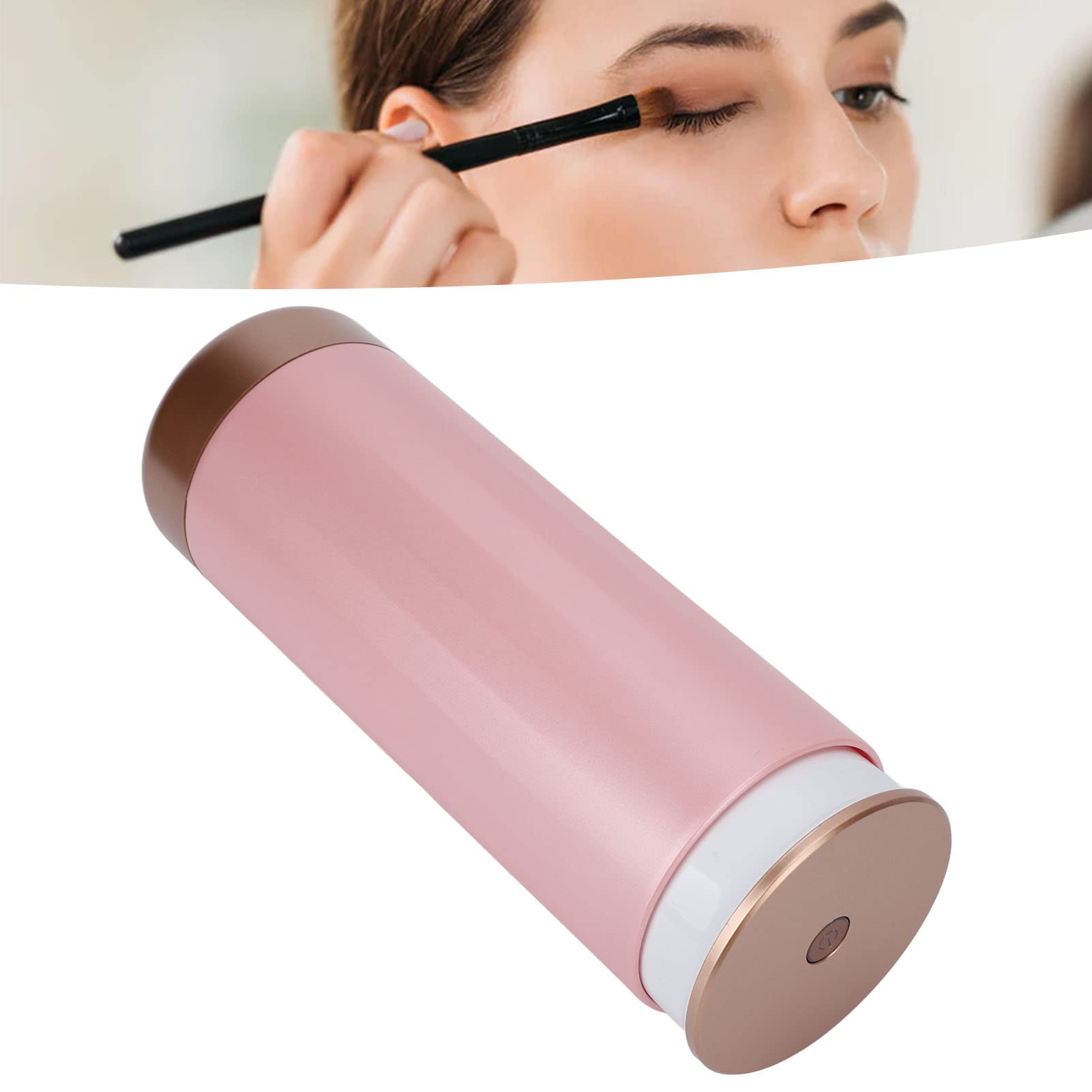 Professional Makeup Brush Cleaner with UV Sterilization - Large Capacity Cosmetic Brush Cleaning Case for Deep Cleaning & Drying Makeup Brushes | Retractable Protective Cover | Perfect for Home Salon, Travel & Professional Makeup Artists