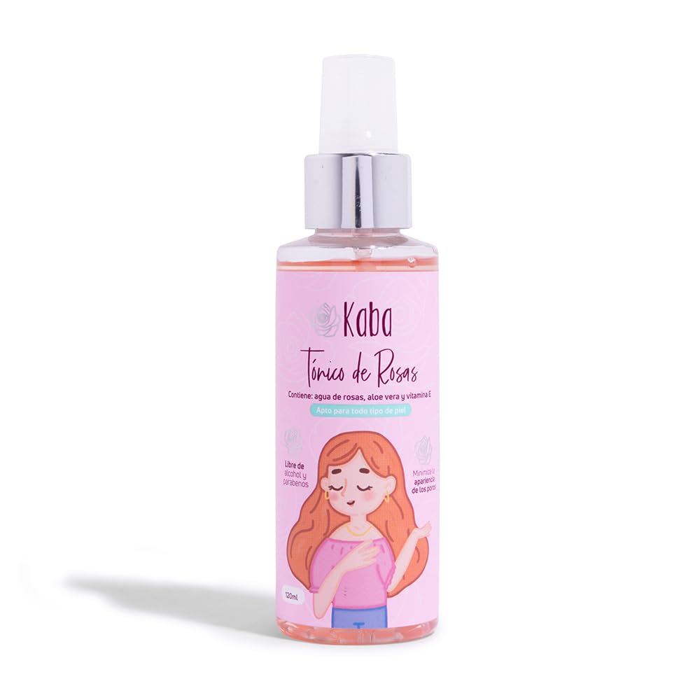 Rose Tonic Kabaa - Natural Skin Cleanser, Moisturizer & Softener for Glowing, Hydrated Skin | Perfect for Daily Skincare Routine & Spa Treatments