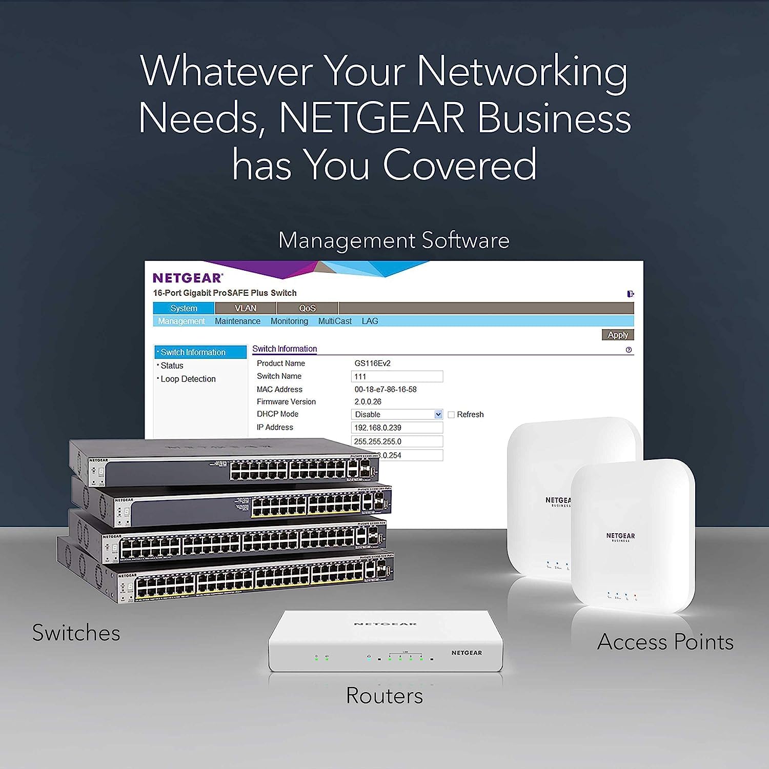 NETGEAR GS748T 48-Port Gigabit Ethernet Smart Managed Switch with 2 x 1G SFP & 2 x 1G Combo Ports | Desktop/Rack Mount | Limited Lifetime Warranty | Ideal for Business Networks, Data Centers & Office IT Infrastructure