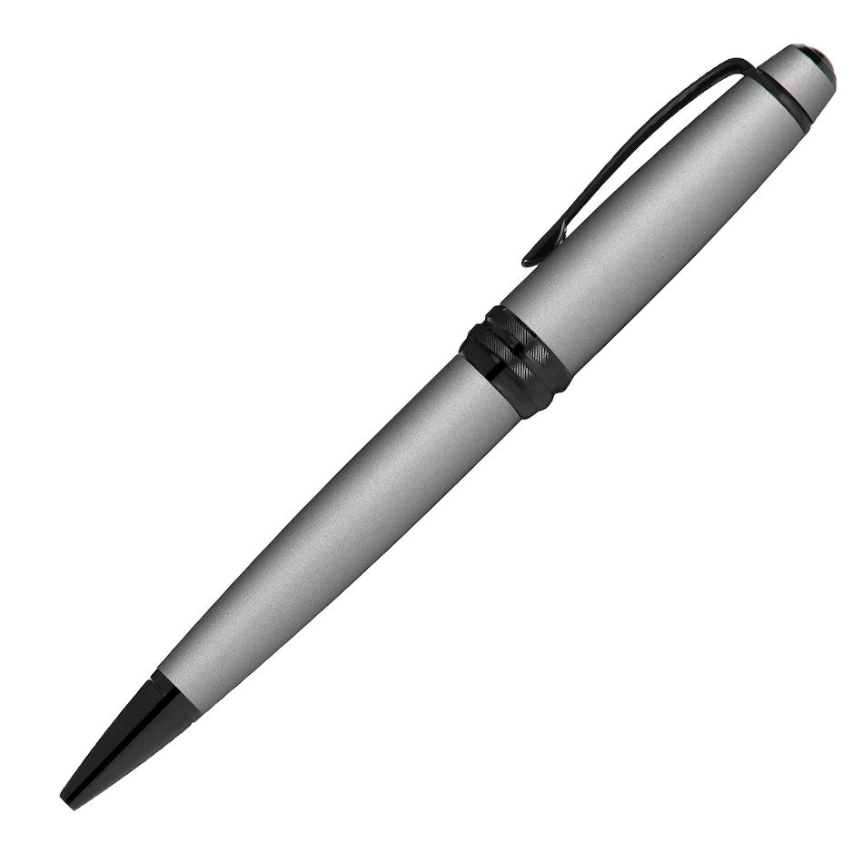 Cross Bailey Ballpoint Pen - Grey Lacquer with Black Trim - Premium Writing Instrument for Office, School & Everyday Use