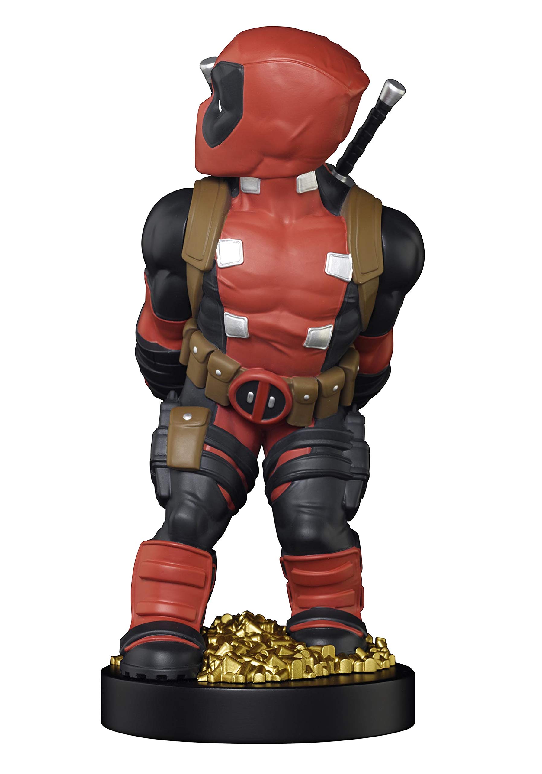 Original Deadpool Gaming Controller & Phone Holder - Officially Licensed Marvel Cable Guys Stand for PS5, Xbox & Mobile Devices - Perfect for Gaming Setups & Desk Organization