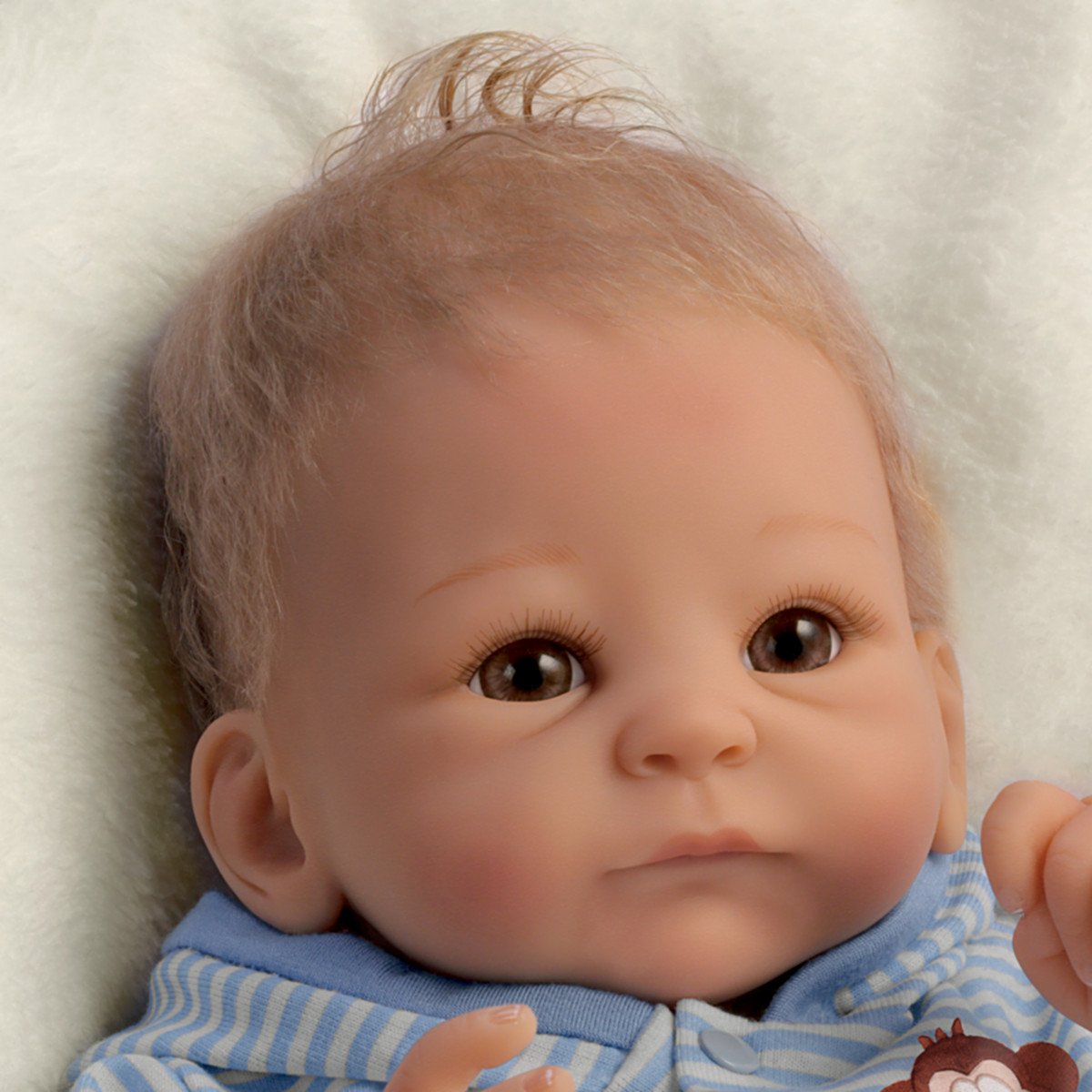 The Ashton-Drake Galleries Tasha Edenholm So Truly Real Benjamin Baby Boy Doll - Lifelike Collectible for Nursery Decor, Baby Shower Gifts & Doll Enthusiasts