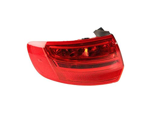 Left Driver Side Outer Tail Light Assembly for 2009-2013 Audi A3 (No Rear Fog Lights) - OEM Replacement, Easy Installation - Perfect for Night Driving & Enhanced Vehicle Safety
