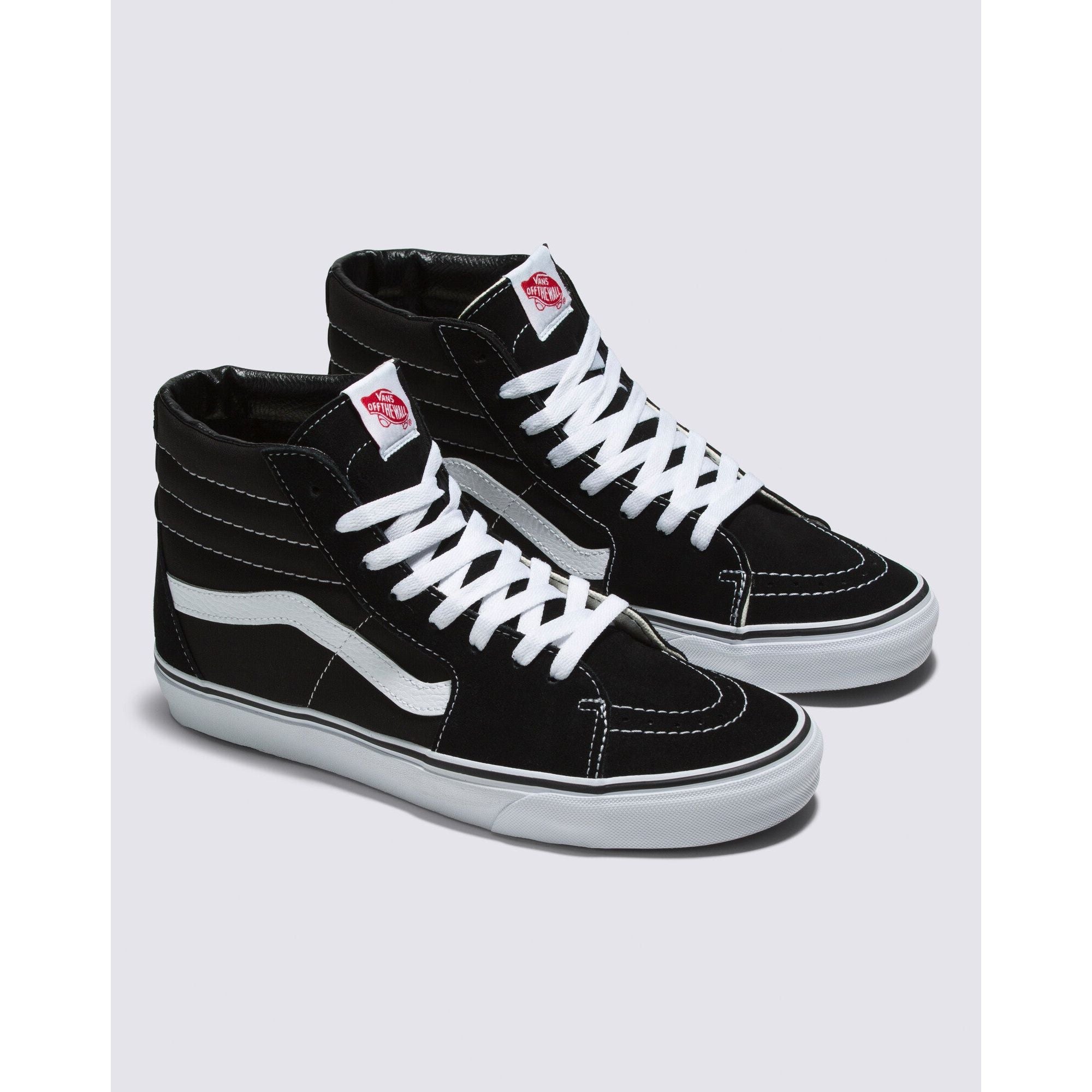 Vans Sk8-Hi Classic Black & White Skate Shoes - High-Top Sneakers for Men & Women - Perfect for Skateboarding, Streetwear & Casual Fashion