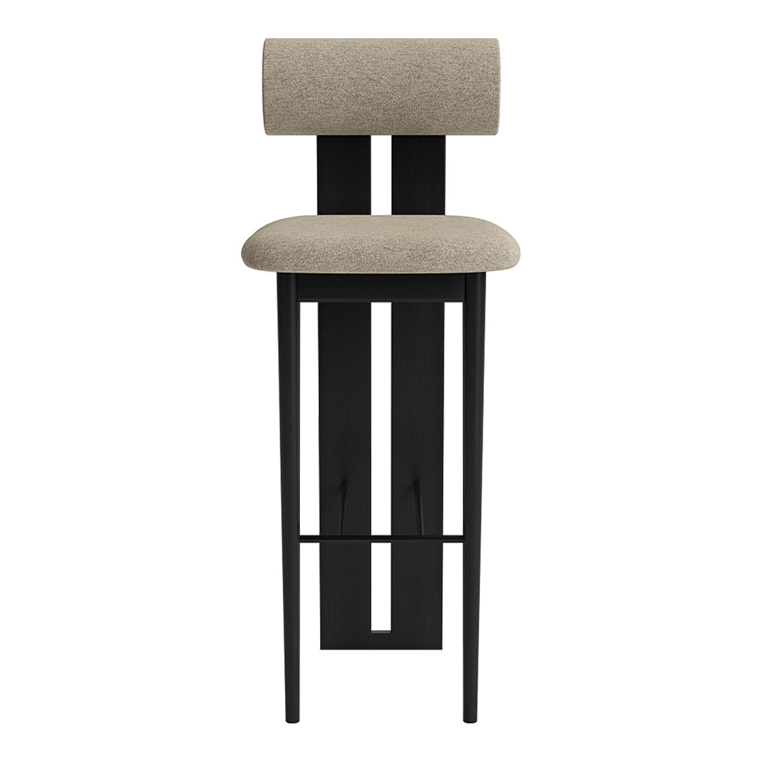Norr11 Hansen Hyldahl Hippo Bar Stool - Modern Scandinavian Bar Chair for Kitchen, Dining & Lounge - Perfect for Home, Cafe & Restaurant Decor