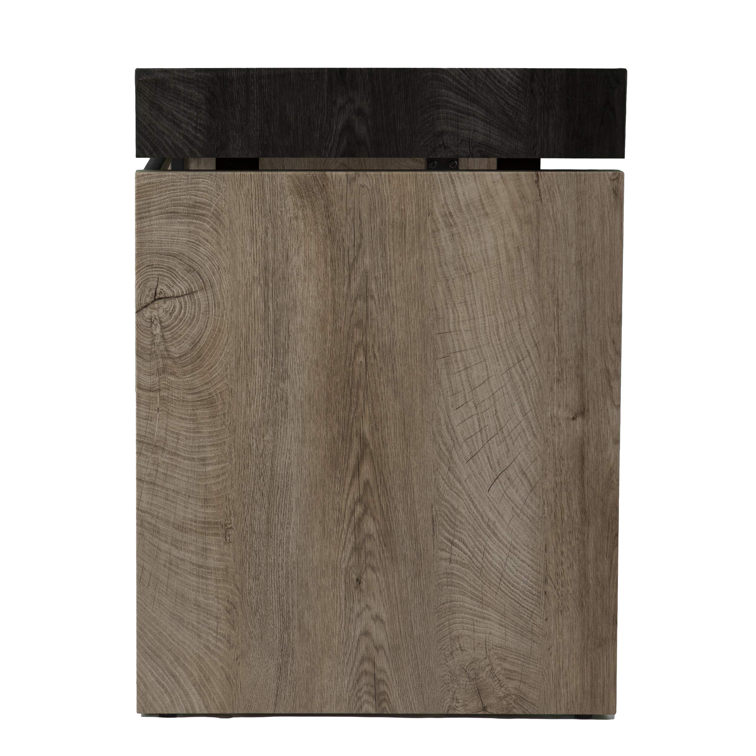 SEI Furniture Hapsford Writing Desk - Black & Natural Wood Home Office Desk for Small Spaces | Study Desk, Computer Desk for Bedroom & Home Office