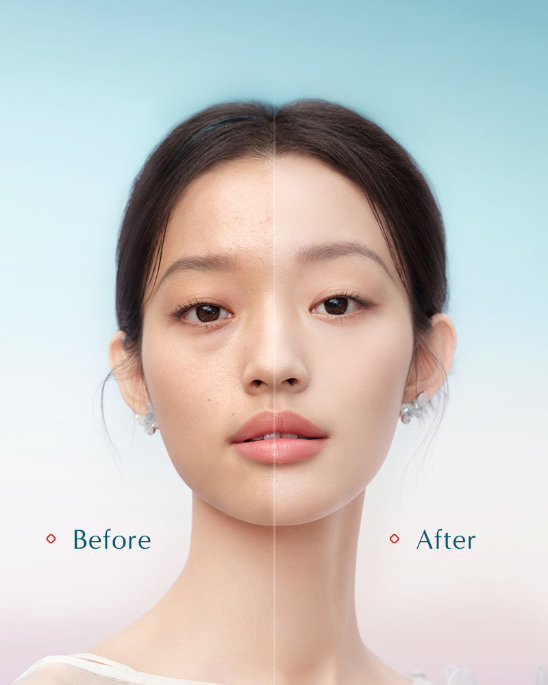 Yurong Airbrushed Tinted Pressed Powder with SPF50+ - Lightweight Matte Finish for Flawless Coverage | Perfect for Daily Sun Protection & Makeup Touch-Ups