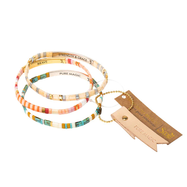 Gold Miyuki Beaded Bracelet for Women - Elegant Japanese Seed Bead Jewelry for Everyday Wear & Special Occasions