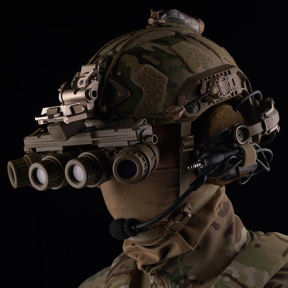 Tactical GPNVG-18 Dummy Night Vision Goggles Model - Realistic Helmet Mount NVG Replica for Military Cosplay & Airsoft Training | Perfect for Tactical Gear Display, Halloween Costumes & Airsoft Battles