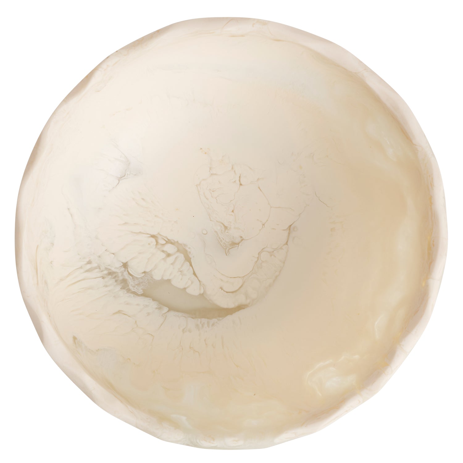 Sloane Bowl - Elegant Vanilla Ceramic Serving Bowl for Salads, Pasta & Desserts | Perfect for Dining, Entertaining & Home Decor