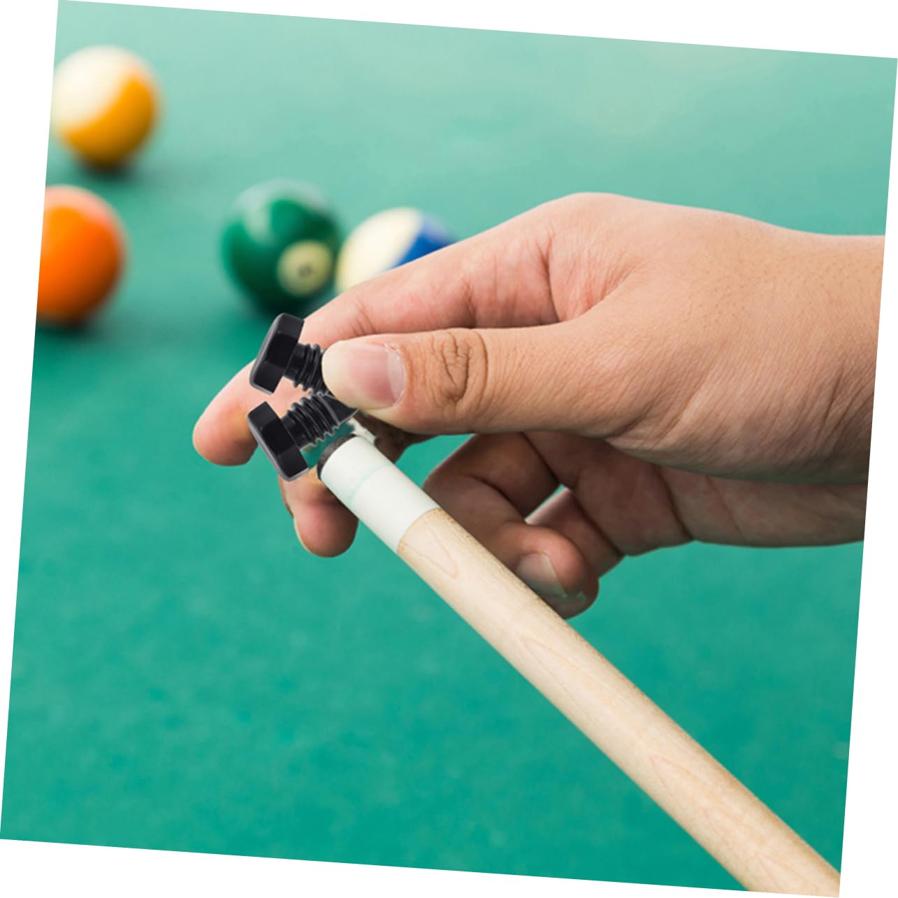 KITANDOVE 10 Pack Billiard Cue Stick Bottom Plugs - Durable Snooker Cue End Covers for Pool Cue Stick Protection - Perfect for Home Game Rooms and Professional Pool Halls