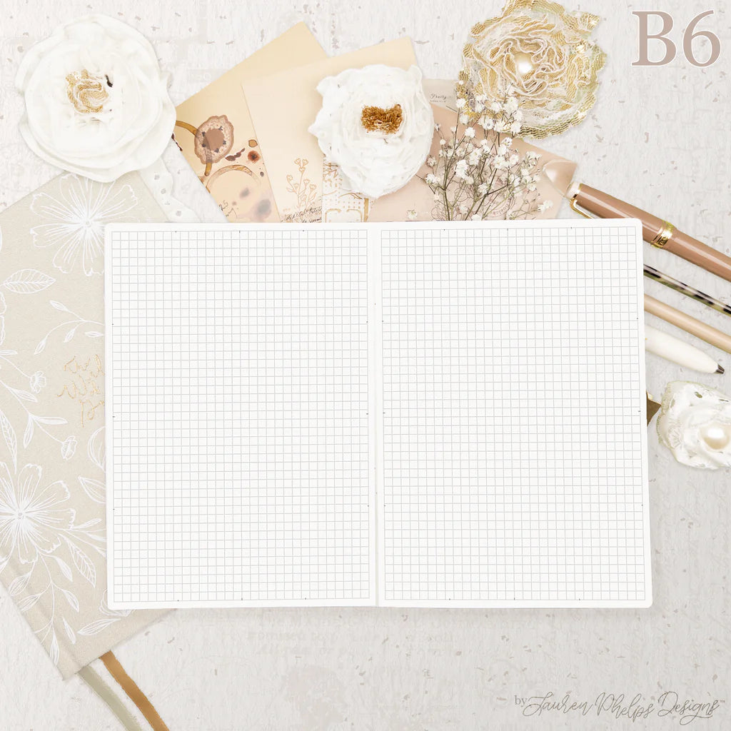 B6 Live Plan Dream Notebook - Inspirational Journal for Goal Setting & Daily Planning - Perfect for Students, Professionals & Creative Minds by Lauren Phelps Designs