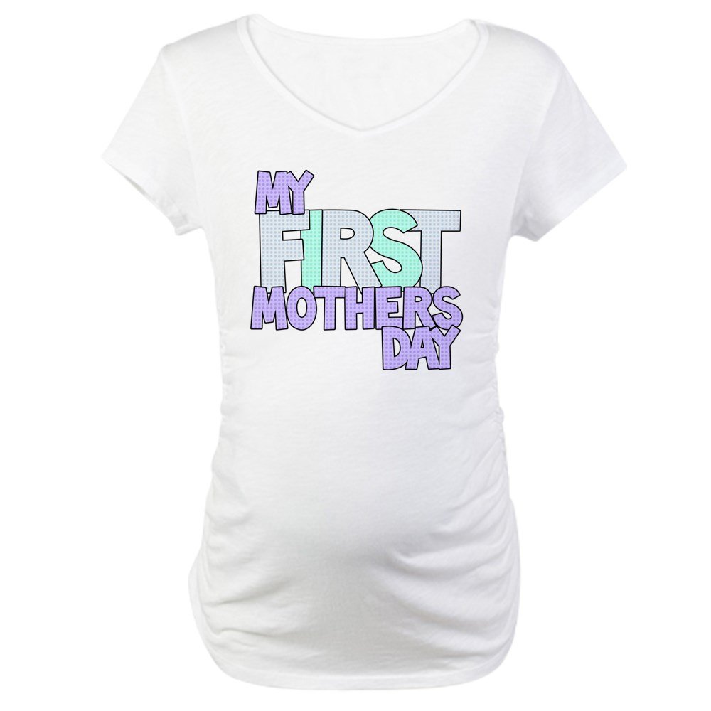First Mother's Day Maternity T-Shirt - Comfortable Pregnancy Tee for Expecting Moms - Perfect for Baby Showers, Gender Reveals & Maternity Photos