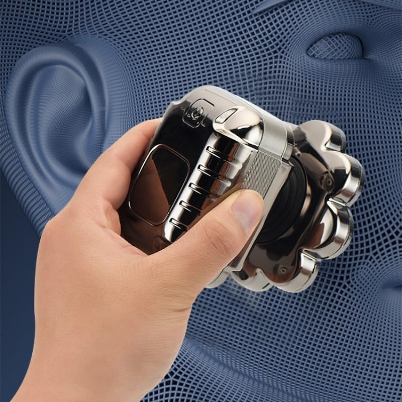 Professional 5-in-1 Electric Head Shaver for Bald Men - Wet/Dry Multifunctional Shaving Machine & Grooming Kit - Perfect for Home, Travel, and Salon Use
