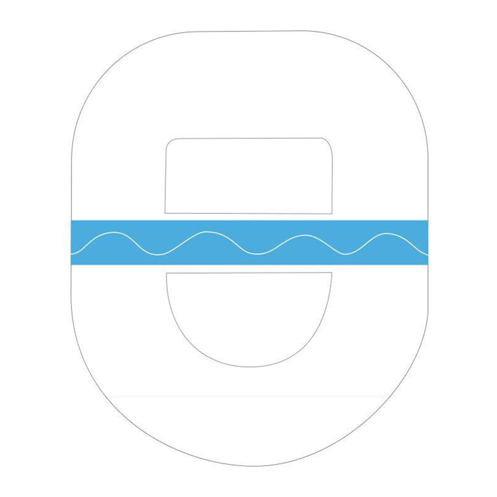 GMBYLBY 30/50Pcs Clear Waterproof Shower Patches - Transparent Adhesive Stickers for Electronics, Sensors & Sports Gear - Long Lasting Waterproof Protection for Phones, Watches & Outdoor Activities